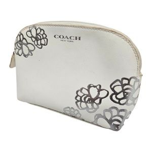 Coach Cosmetic/Makeup Bag in White
